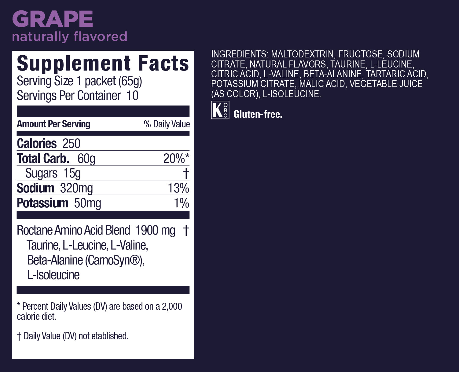 Box Roctane Energy Drink Mix, Uva GU Energy - Rideshop