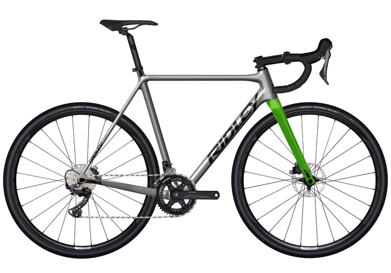 Ridley Bicicleta X-Night SL Disc (gris-verde) - Rideshop