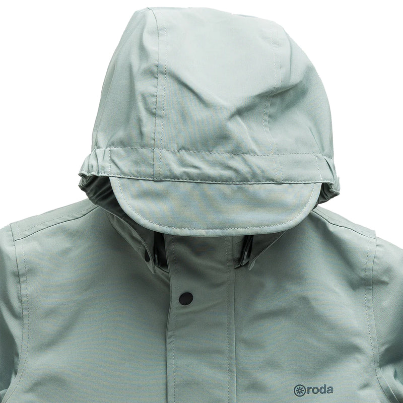 Roda Chaqueta Impermeable Verde Menta - Rideshop