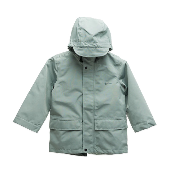 Roda Chaqueta Impermeable Verde Menta - Rideshop