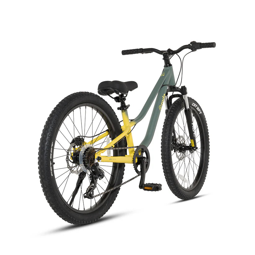 Bicicleta Infantil Roda Pro 24 Sport Verde-Amarillo