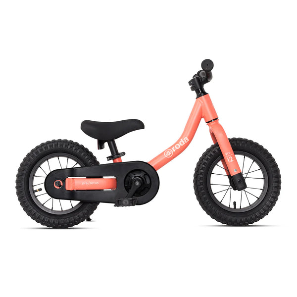 Bicicleta Infantil Roda Pro 12 Full + Kit de Pedales Aro 12 Rosado