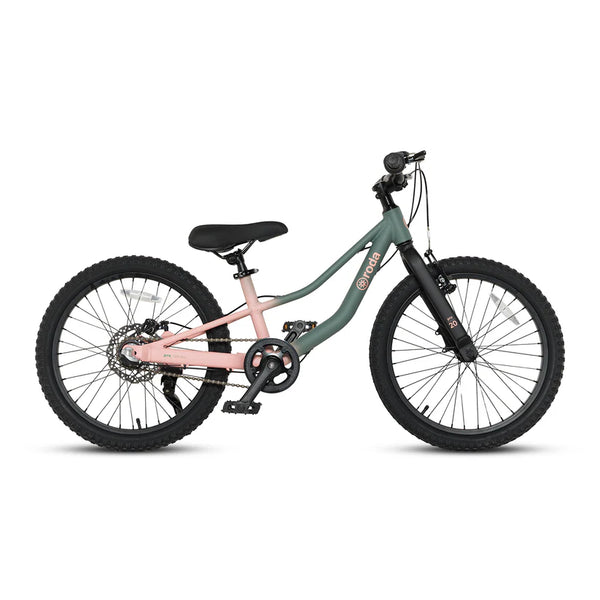 Bicicleta Infantil Roda Pro 20 Sport Verde-Rosado