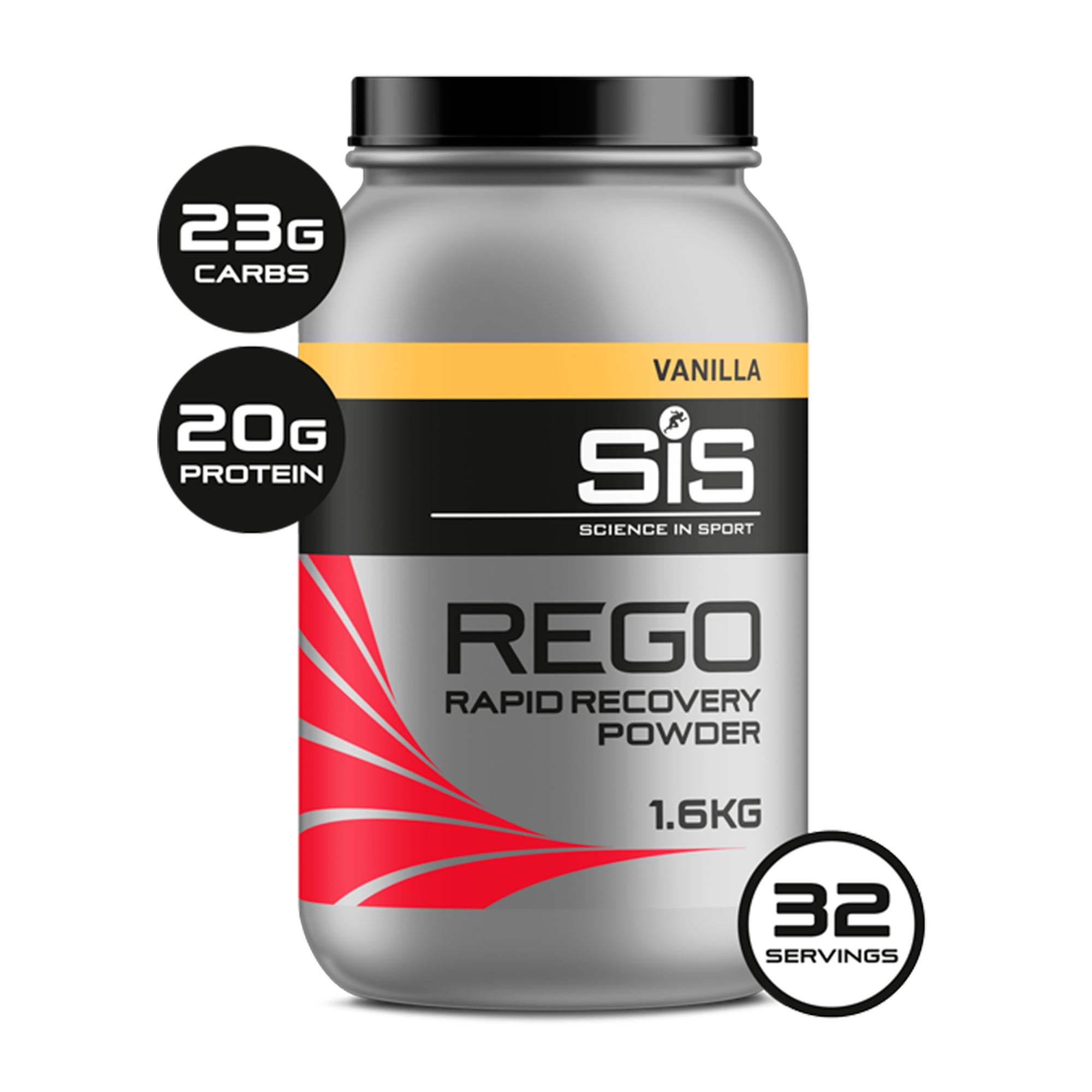 SIS Polvo Rego Recuperacion Rapida Vainilla 1,6kg - Rideshop