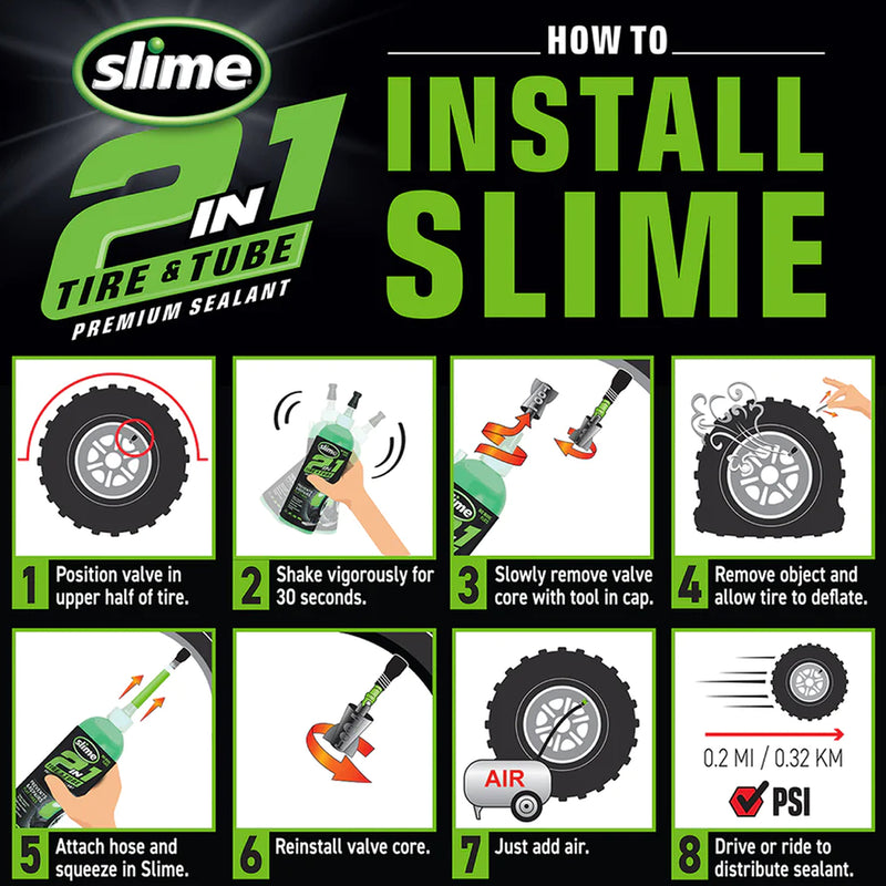 Slime Sellador 2 en 1 Tubular y Camara 16 oz - Rideshop