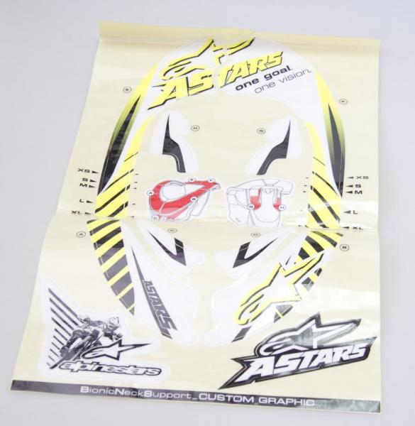 Sticker protec cervical Alpinestars Amari/Bco - Rideshop