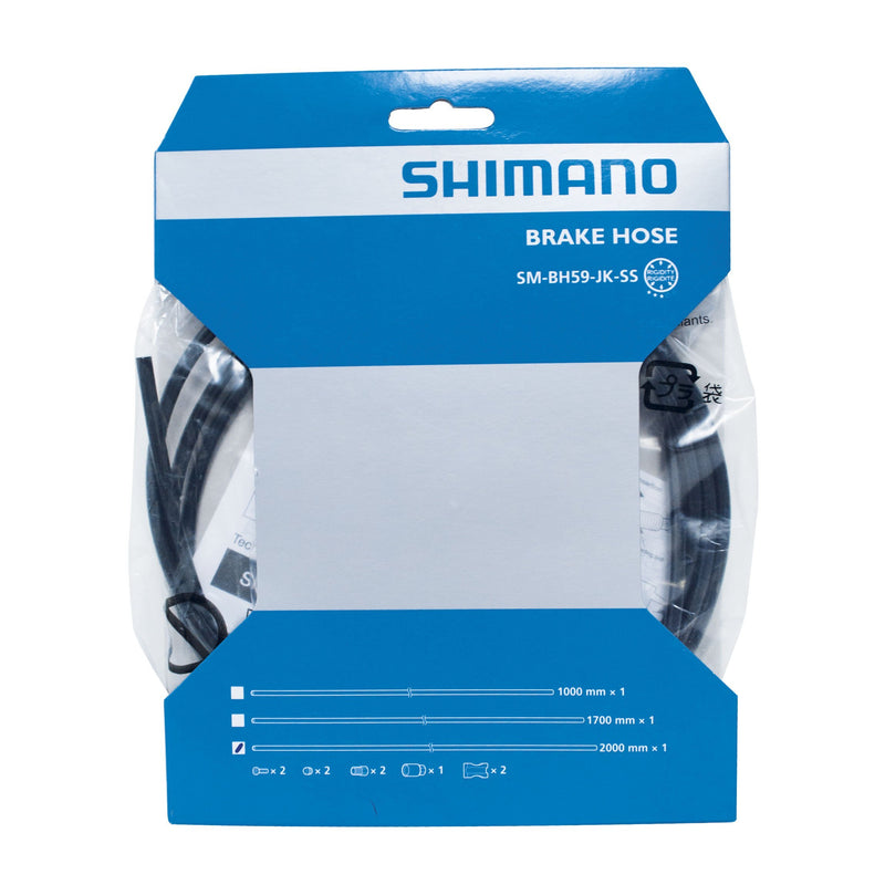 Shimano Cable Freno Hidraulico Tras SM-BH59-JK-SS, Mtb, 2000Mm Negro - Rideshop