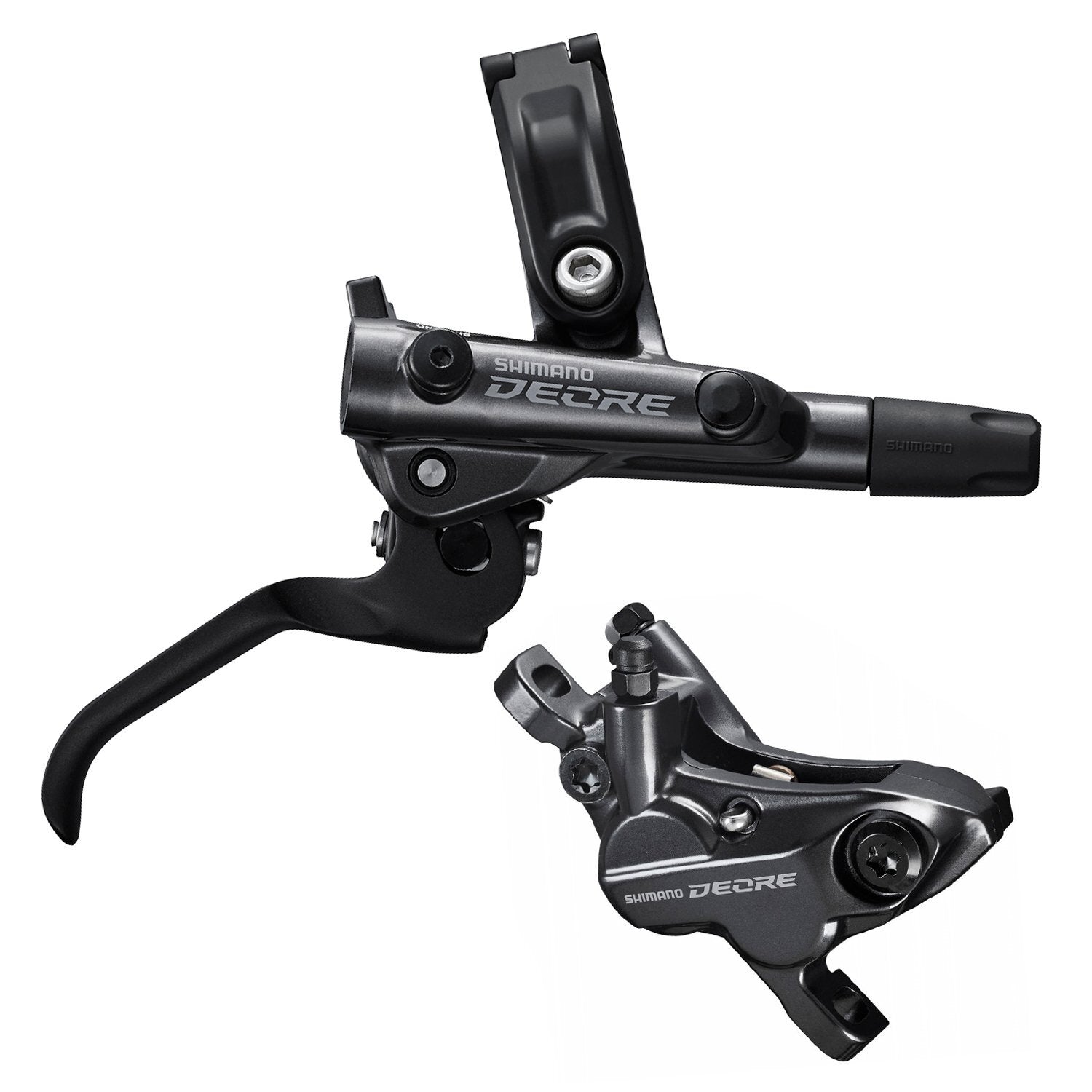 Shimano Deore M6100 Set Freni A Disco Idraulici BL-M6100 / BR-M6120 I-Spec-EV (Anteriore + Posteriore)