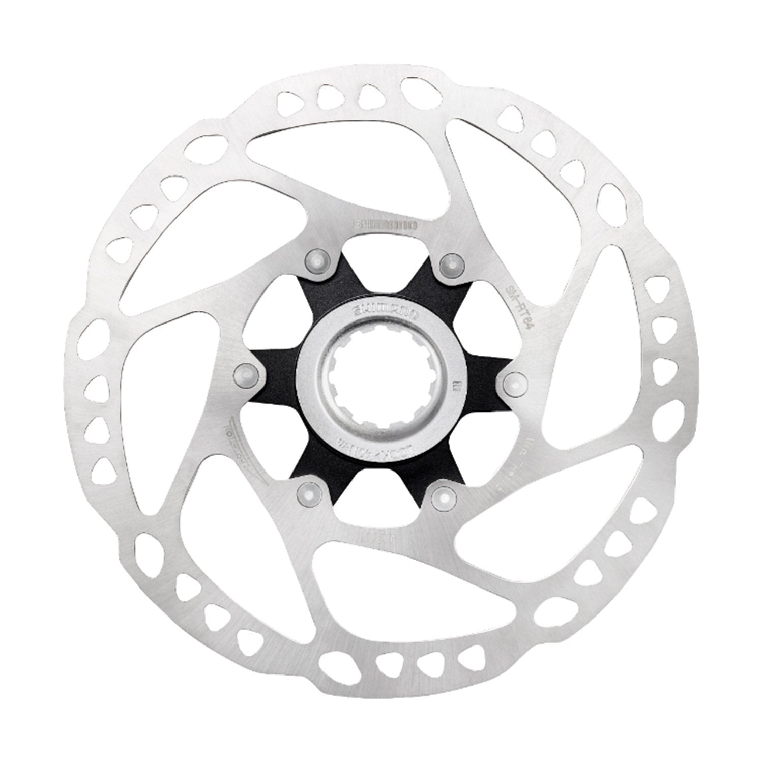 Rotor Freno Disco Shimano Sm-Rt64 DeoreM 180Mm W/Lock Ring Internal Serration Black  Ind.Pack E