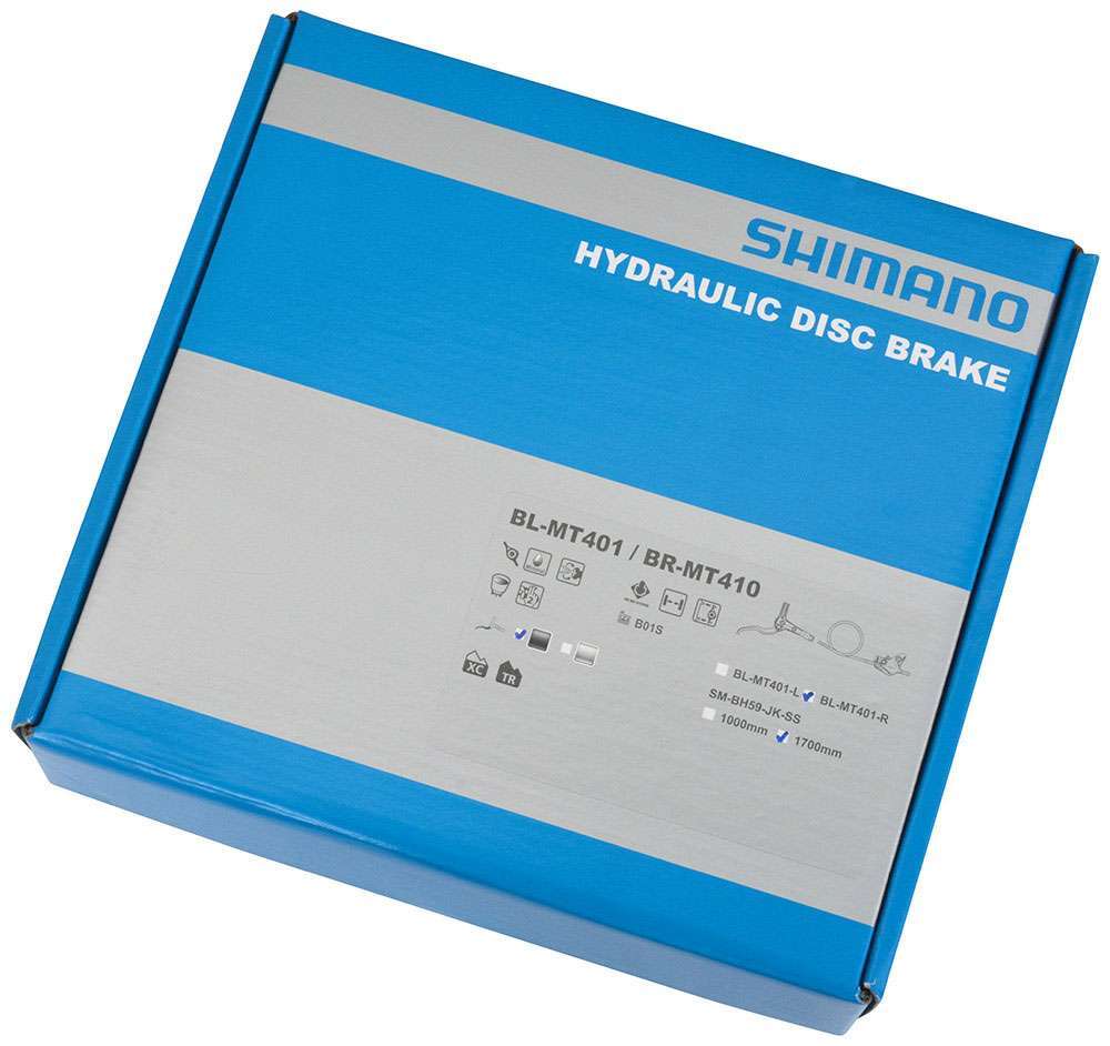 Shimano Freno Hidraulico Completo J-Kit, Bl-Mt401(R),Br-Mt410(R), Black, W/O Adapter 1700Mm - Rideshop
