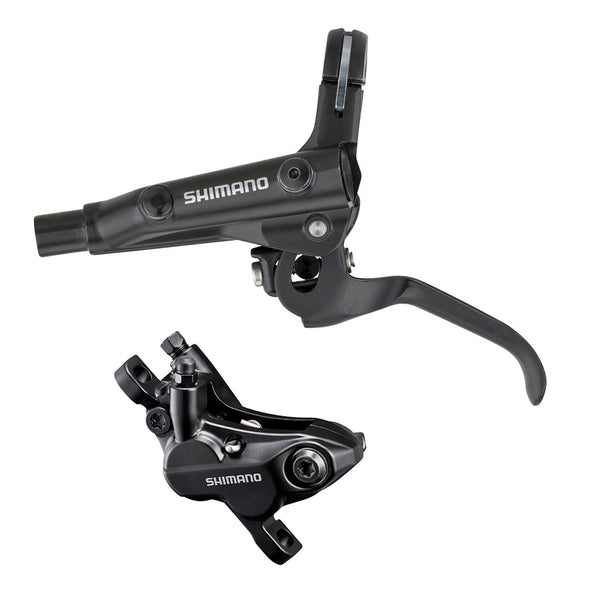 Shimano Freno Hidraulico Completo Set/J-Kit, Bl-Mt501(L), Br-Mt520(F), Black, W/O Adapter, Resin Pad - Rideshop