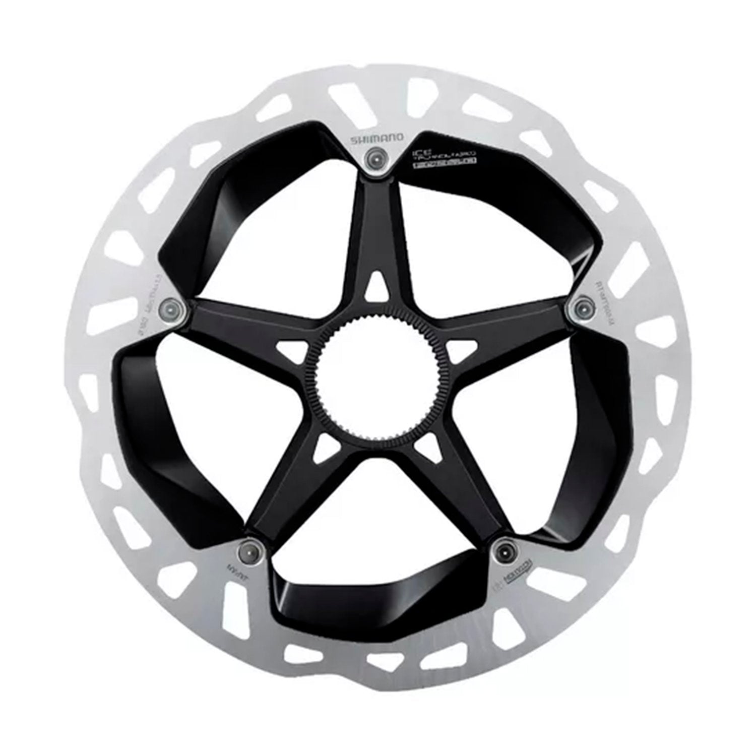Rotor Freno Disco Rtmt900 Shimano M 180Mm Lock Ring Internal Serration Magnet. Irtmt900Mj