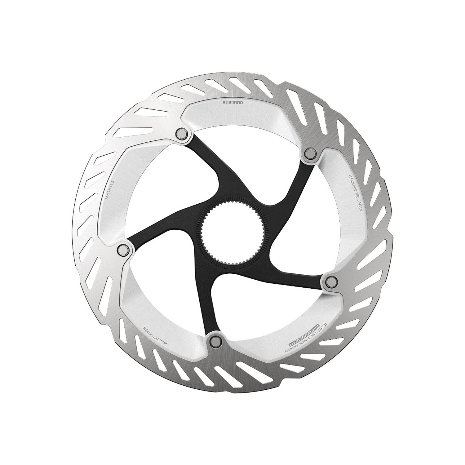 Rotor Shimano Rotor For Disc Brake Rt-Cl800 M 180Mm W/Lock Ring External Serration