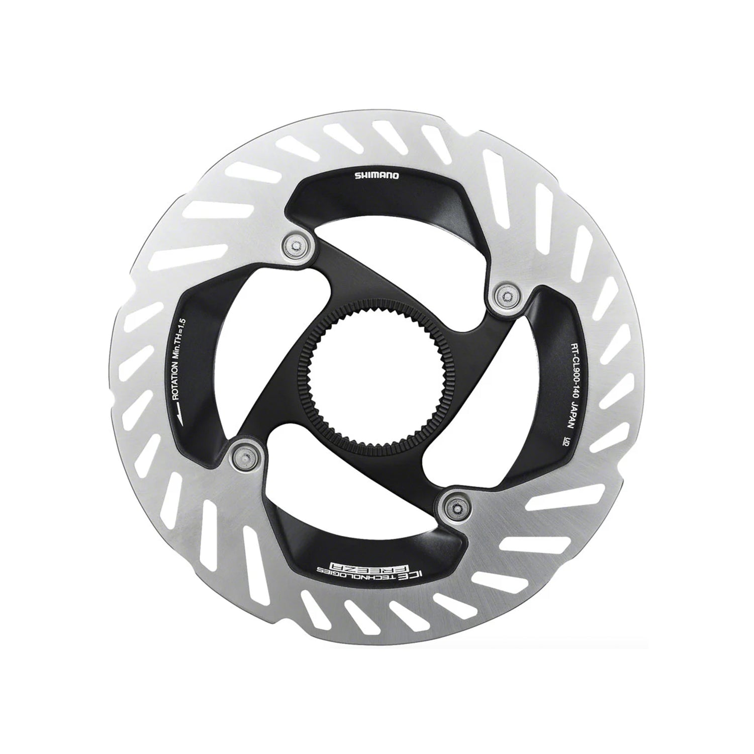 Rotor Shimano Rotor For Disc Brake Rt-Cl900Ss 140Mm W/Lock Ring External Serration