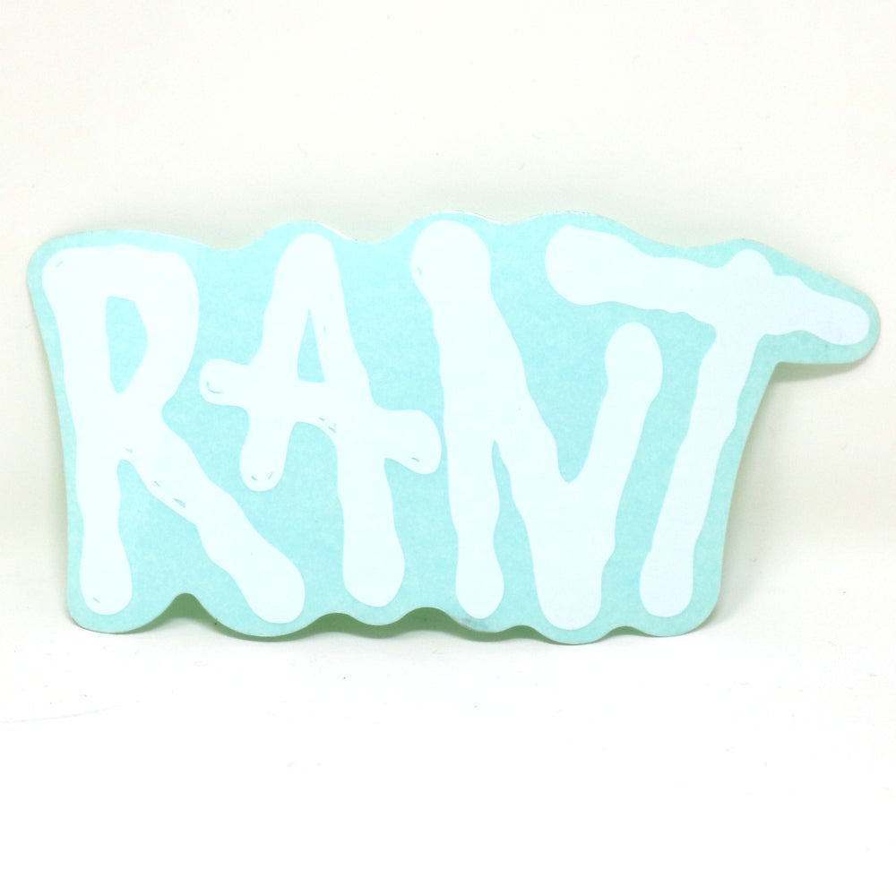 Sticker RANT Blanco - Rideshop