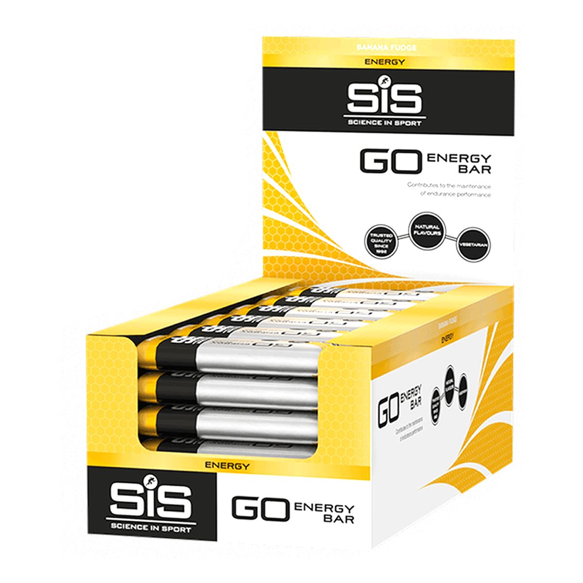 Caja SIS Barra GO Energy Mini Dulce de Plátano 40g 30U