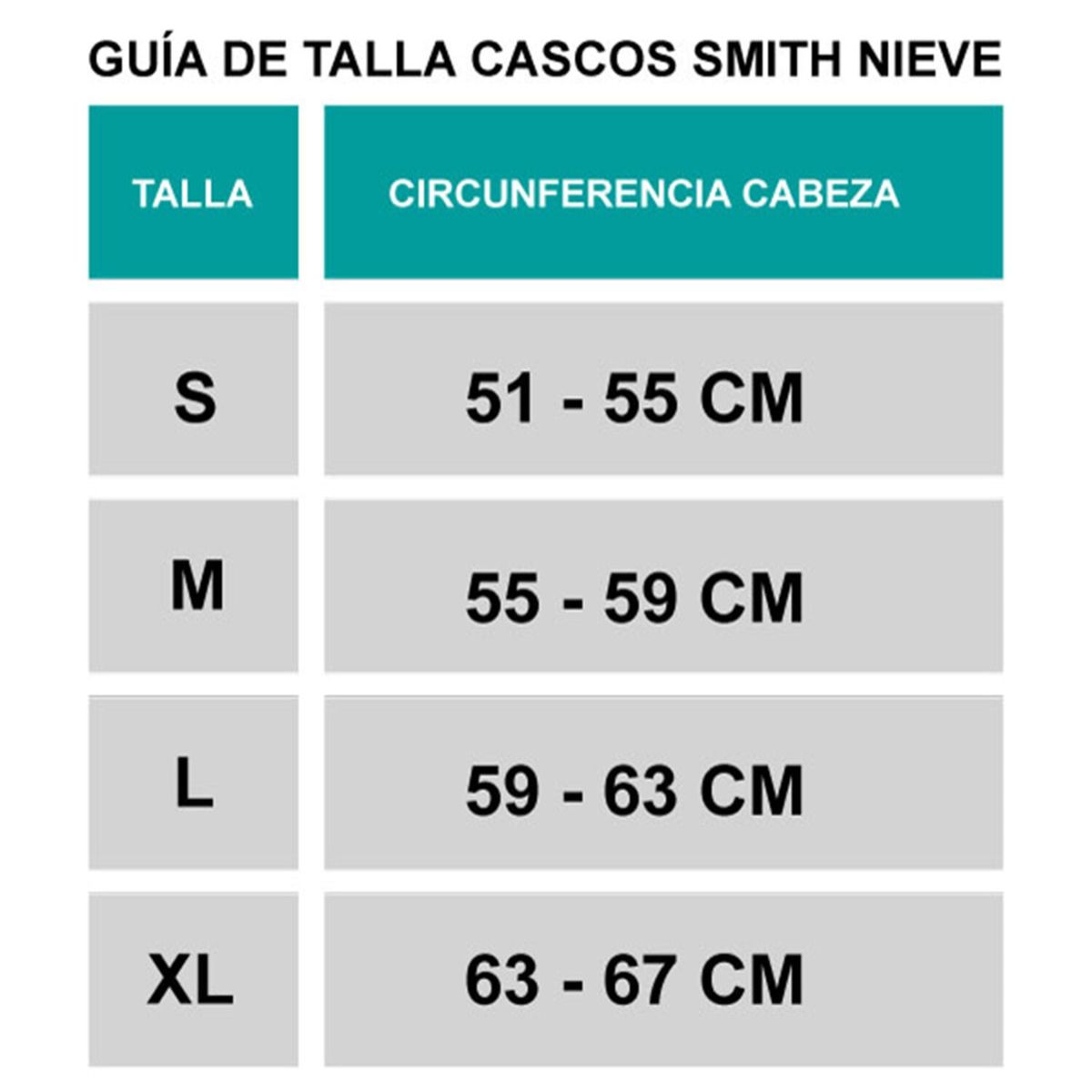 Casco SMITH Nieve Mondo EU