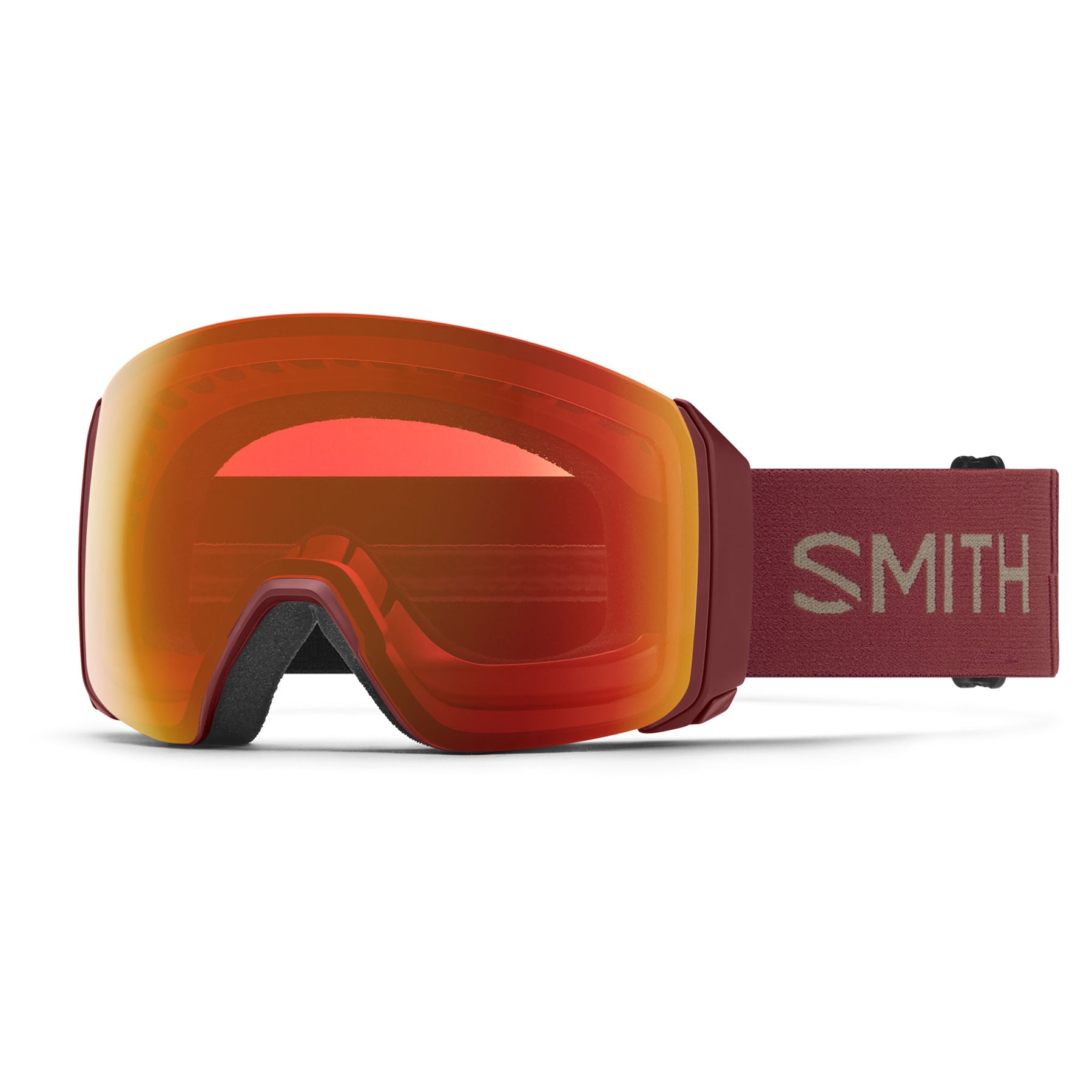 Antiparra SMITH Nieve 4D MAG CP Everyday Rojo Ironwood Espejada XL