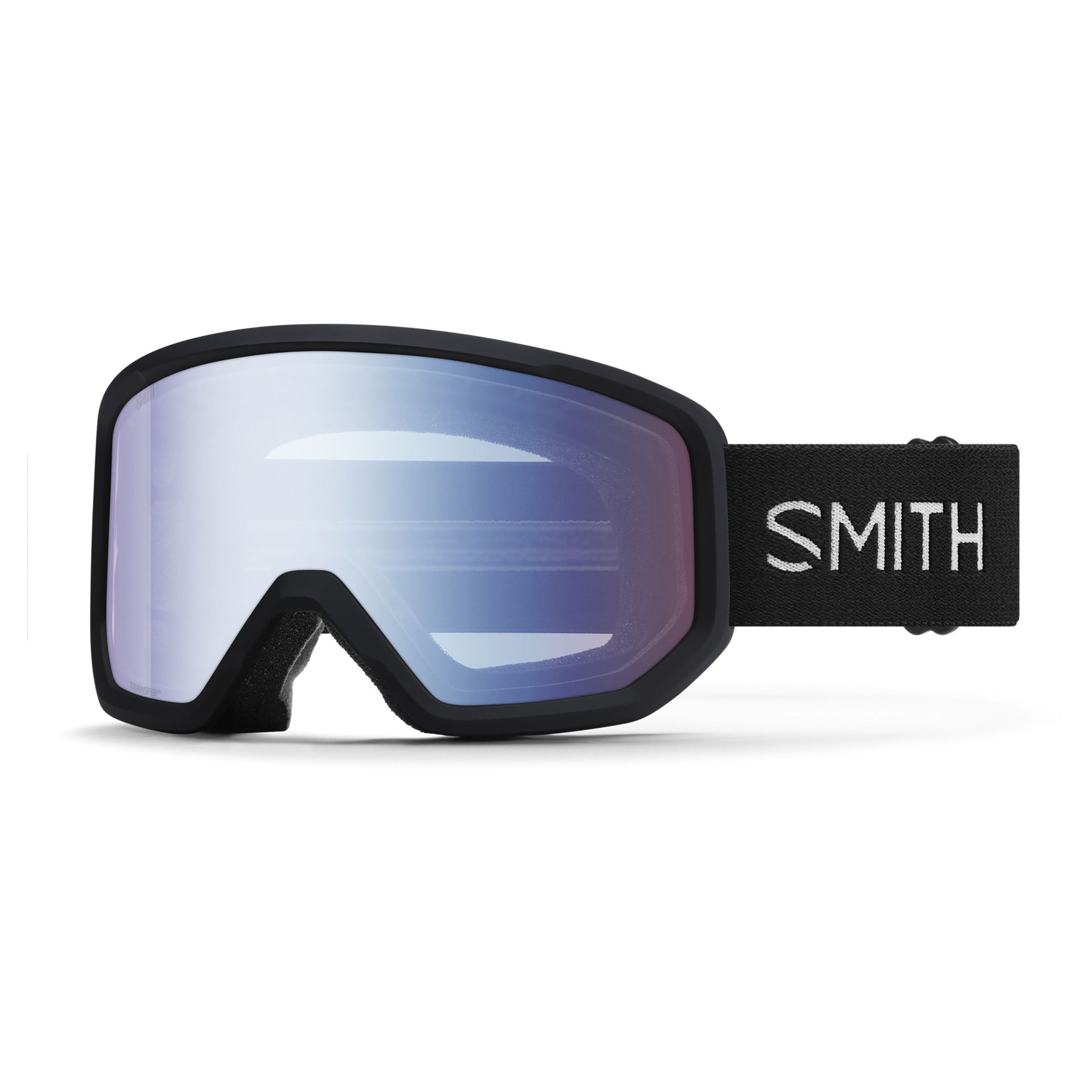 Antiparra SMITH Nieve Transfer Azul Sensor Negro Espejada