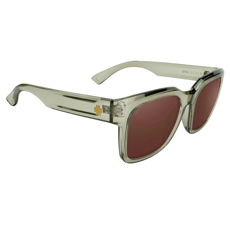 Anteojos SPY+  Dessa Translucent Dusty Olive - Happy Bronze Polar