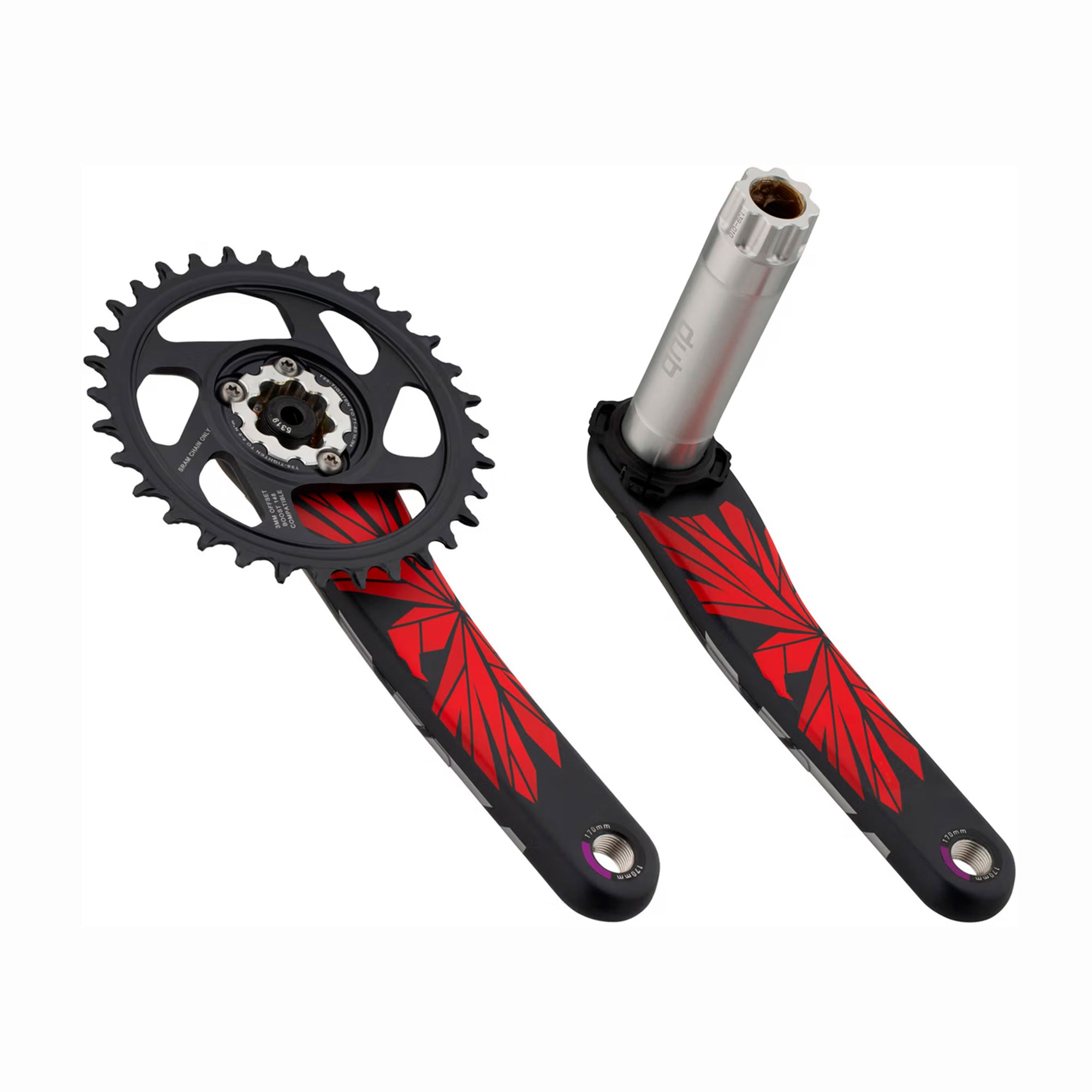 Volante SRAM Eagle X01 C3 DUB Boost 52mm DM3 32T 175mm Oxy