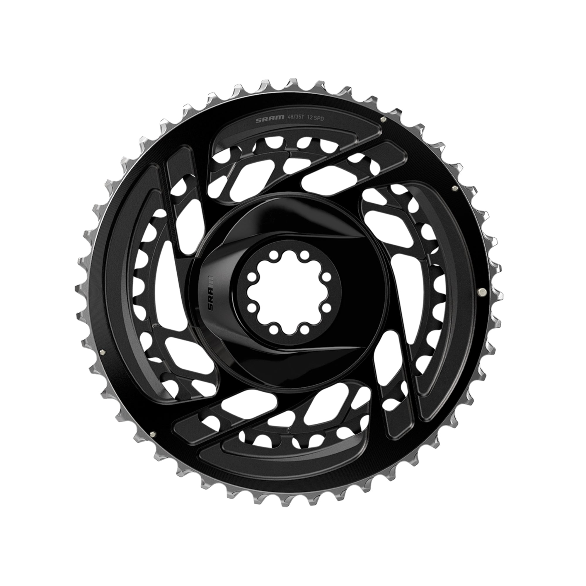 Coronas SRAM Force D2 DM8 Aluminio Negro 48-35T