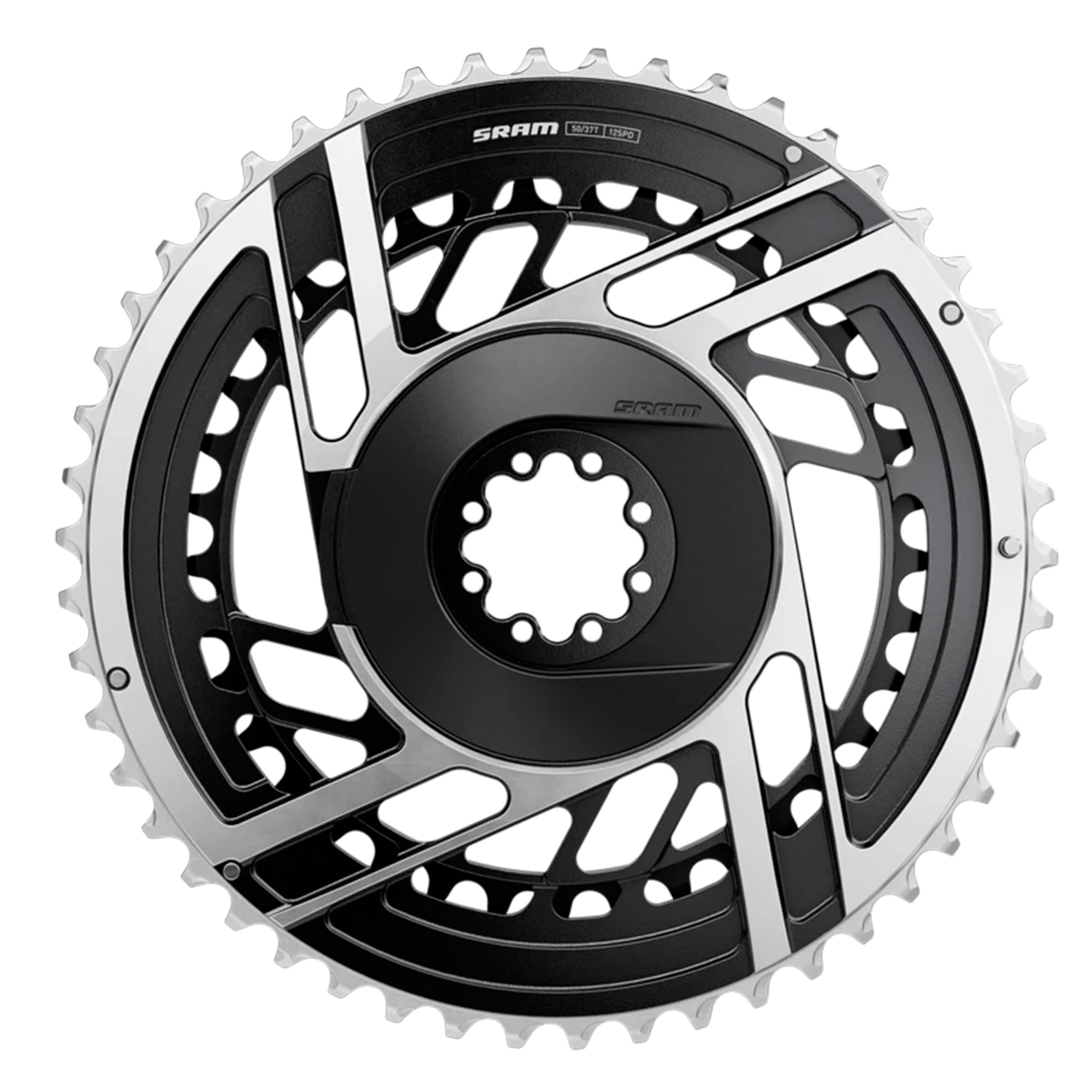 Coronas SRAM RED E1 X-Range DM8 Aluminio Negro 48-35T
