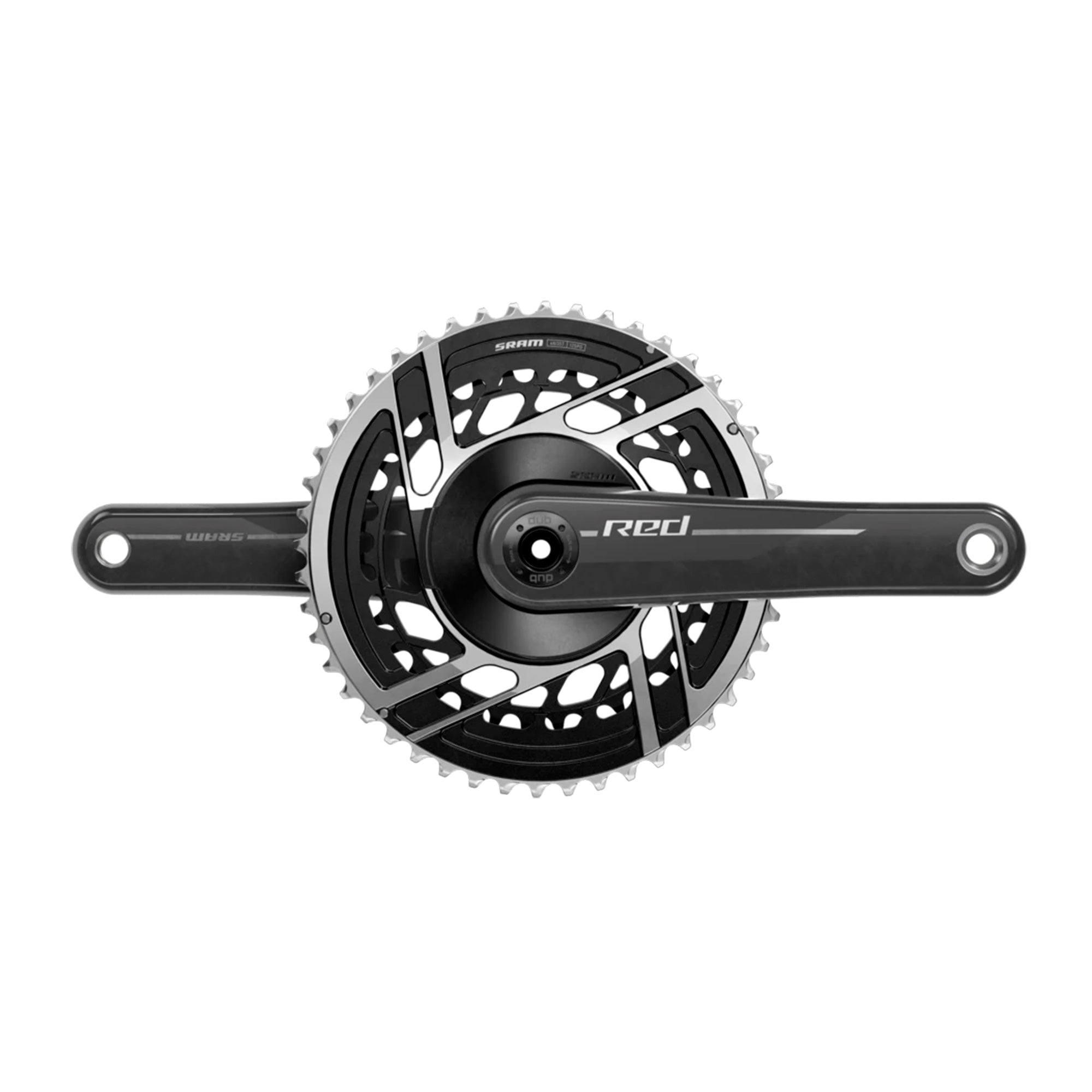 Volante SRAM RED E1 DUB 45mm DM8 50-37T 167.5mm Negro