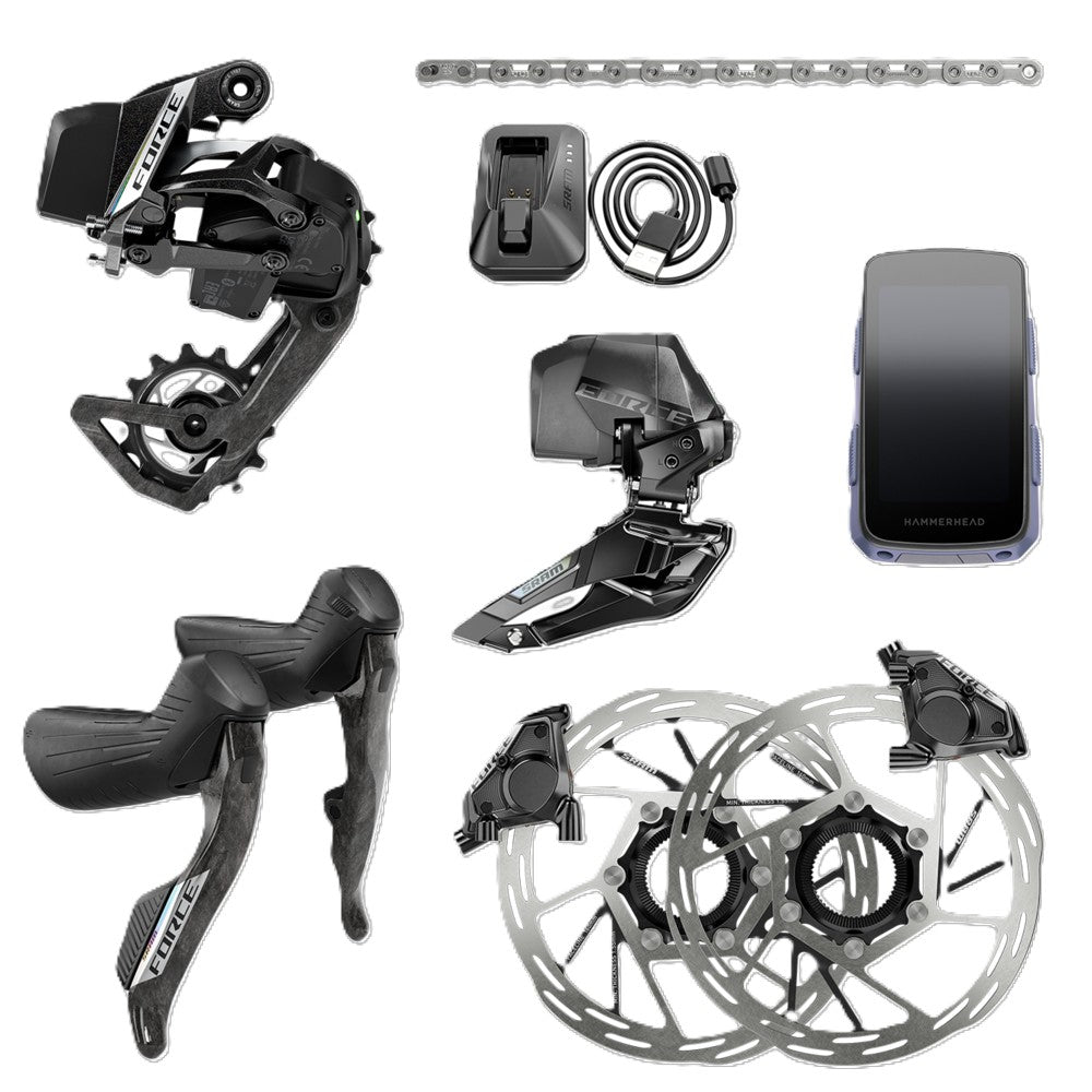 Grupo SRAM Force E1 HDR AXS Centerlock 160mm 114L  Hammerhead Karoo