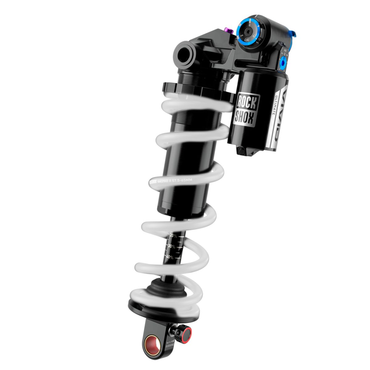 Shock RockShox Vivid Ultimate RC2T Coil D1 205mm Estándar Trunnion