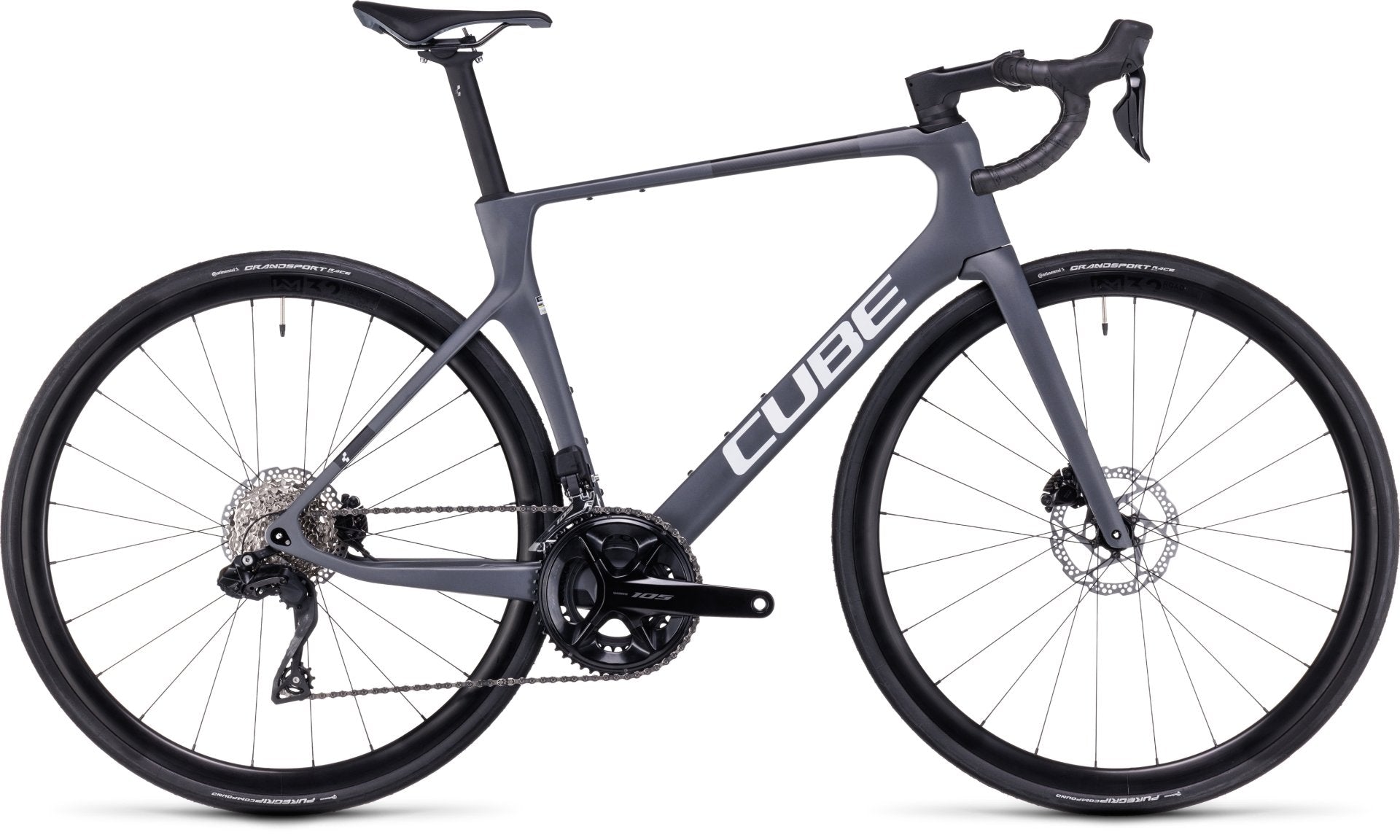 Cube Bicicleta Ruta Agree C:62 Aro 700 Grey Black - Rideshop