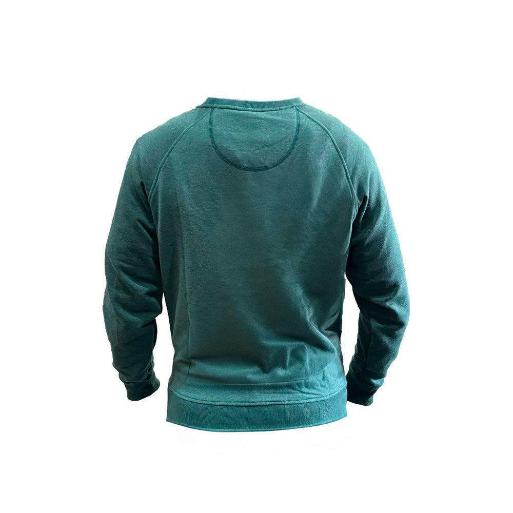 Poleron Lifestyle Forest Crew Verde Norco