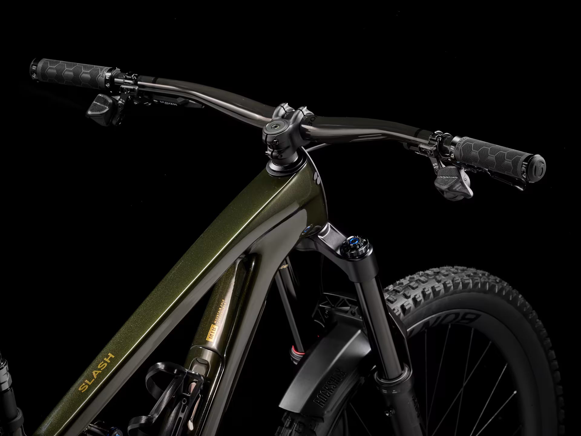 Bicicleta Enduro Trek Slash 9.9 X0 AXS T-Type Black Olive 6ta Gen