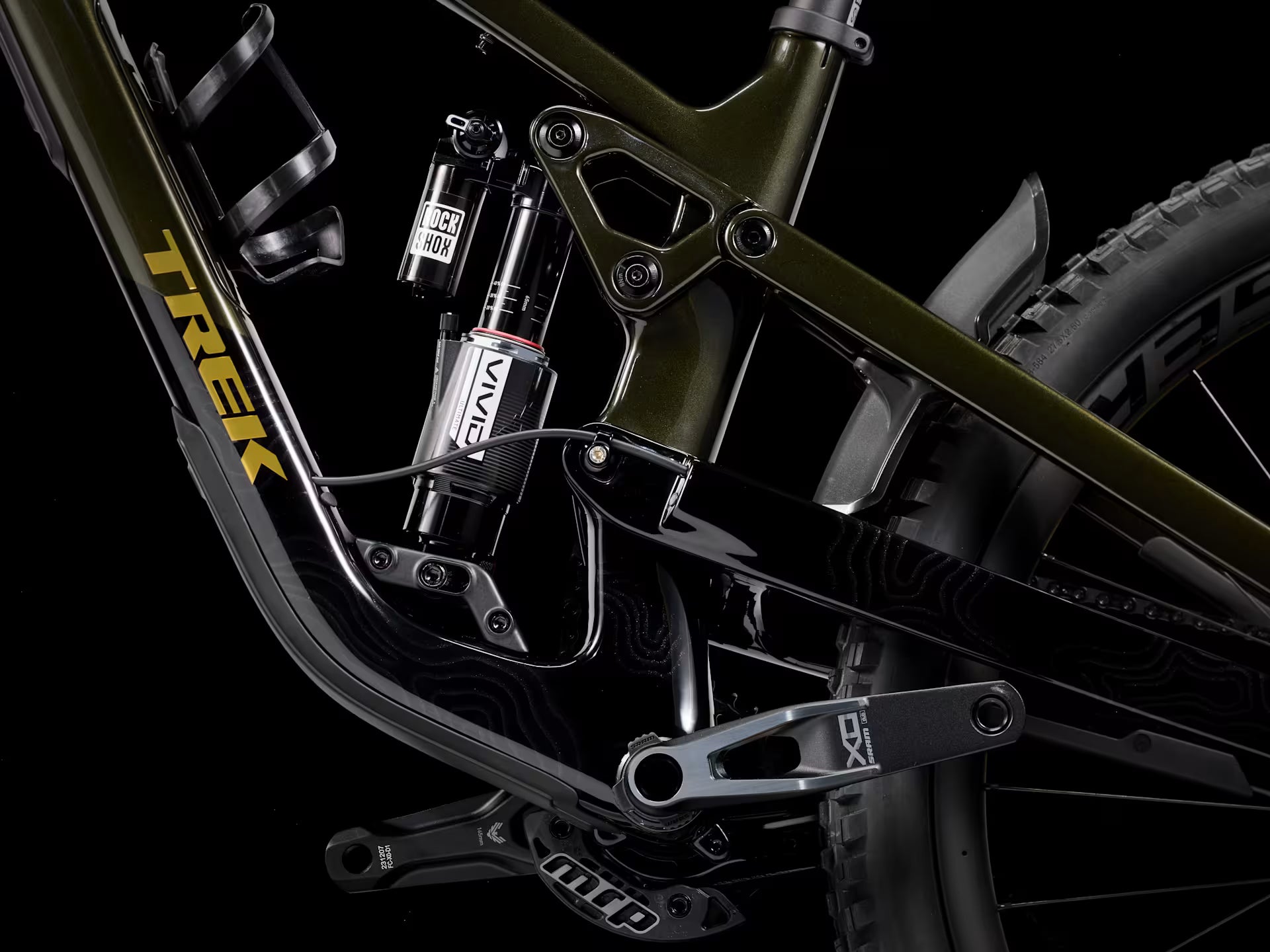 Bicicleta Enduro Trek Slash 9.9 X0 AXS T-Type Black Olive 6ta Gen