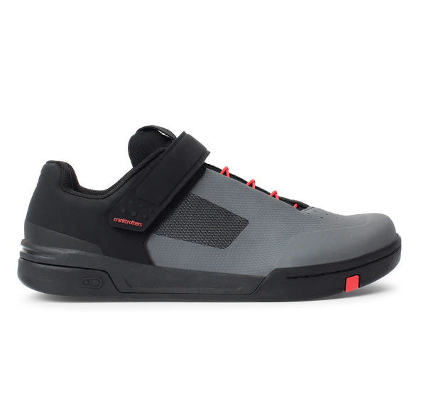 Zapatillas Crankbrothers Stamp Speedlace | Grey-Black-Red - Rideshop