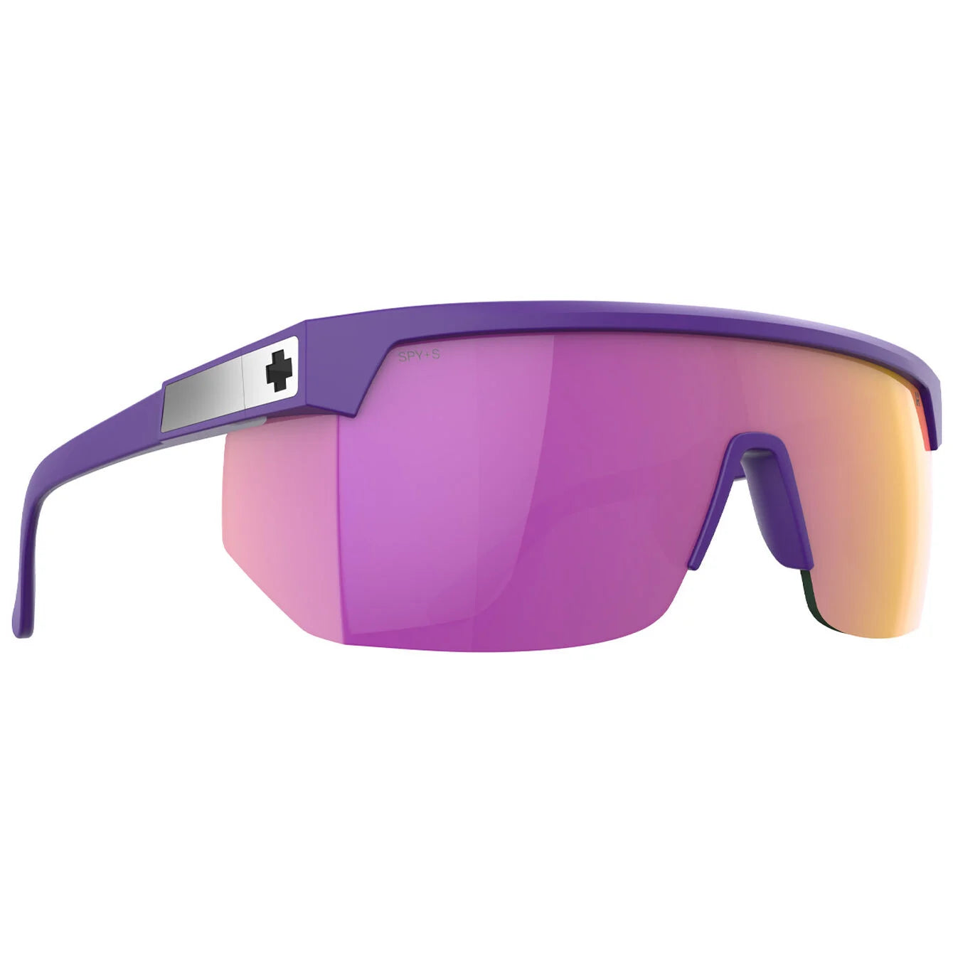 Anteojos SPY+  Super Flynn ANSI Matte Purple - Happy Gray Green Pink Mirror