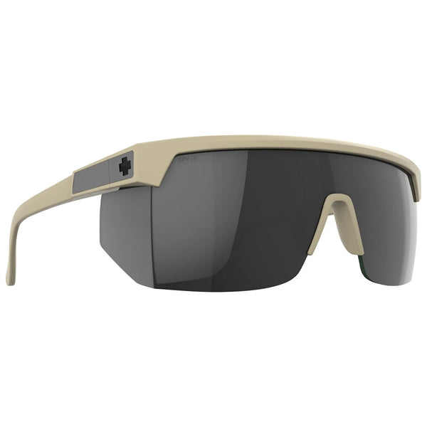 Anteojos SPY+  Super Flynn ANSI Matte Sand - Happy Gray Green Black Mirror