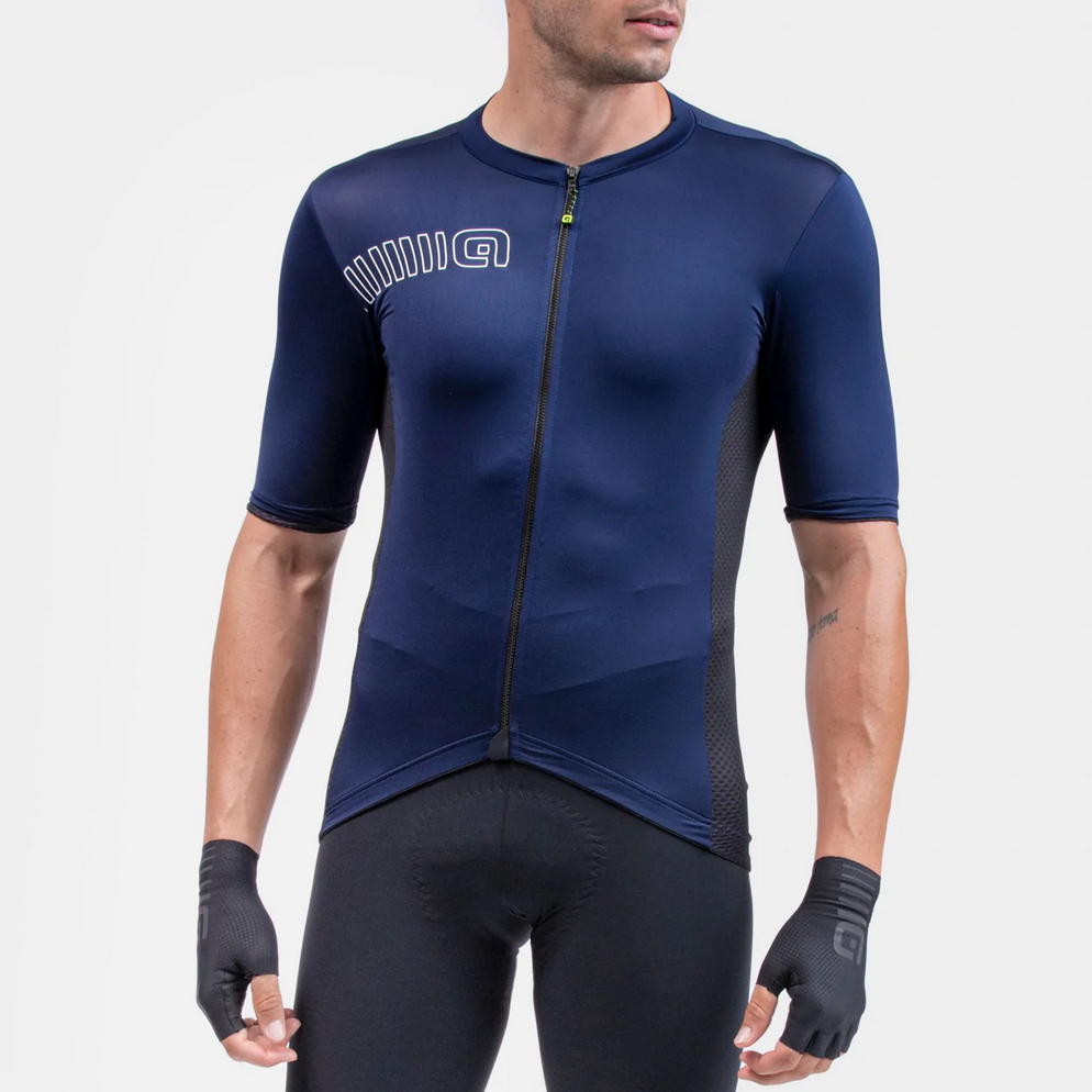 Tricota Ale Solid Color Block Azul Marino Hombre L