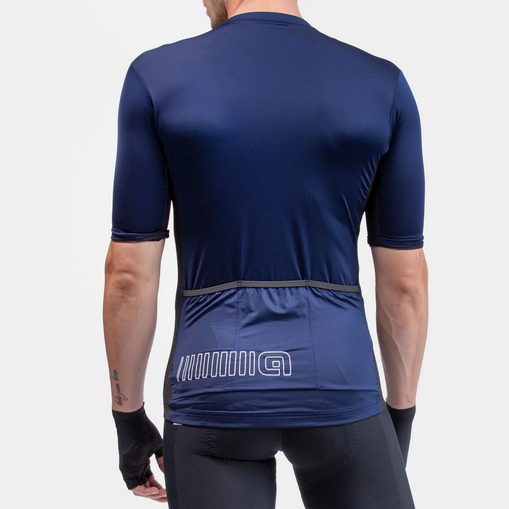 Tricota Ale Solid Color Block Azul Marino Hombre L