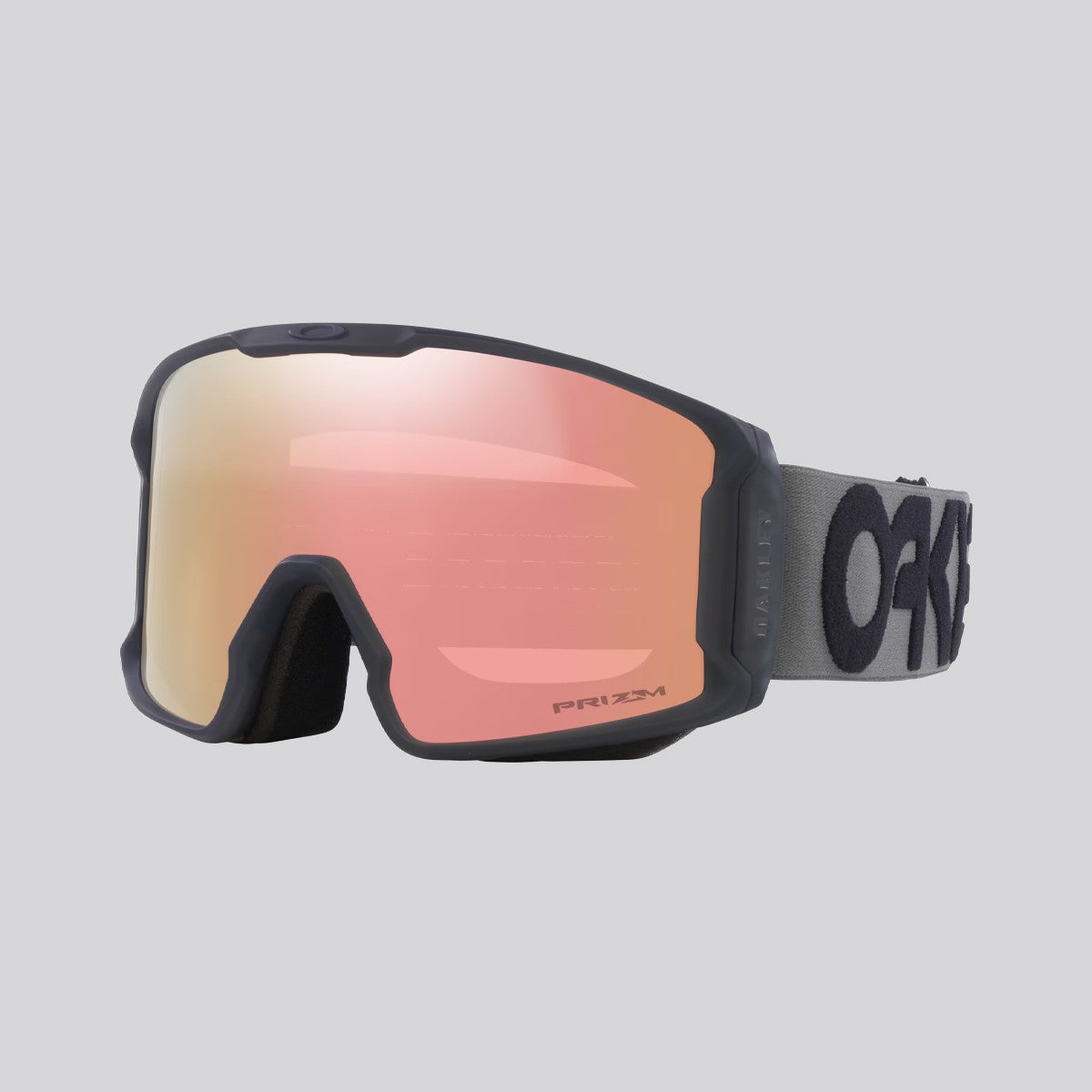 Antiparras Oakley Line Miner Matte B1B Forged Iron / Prizm Rose Gold Iridium