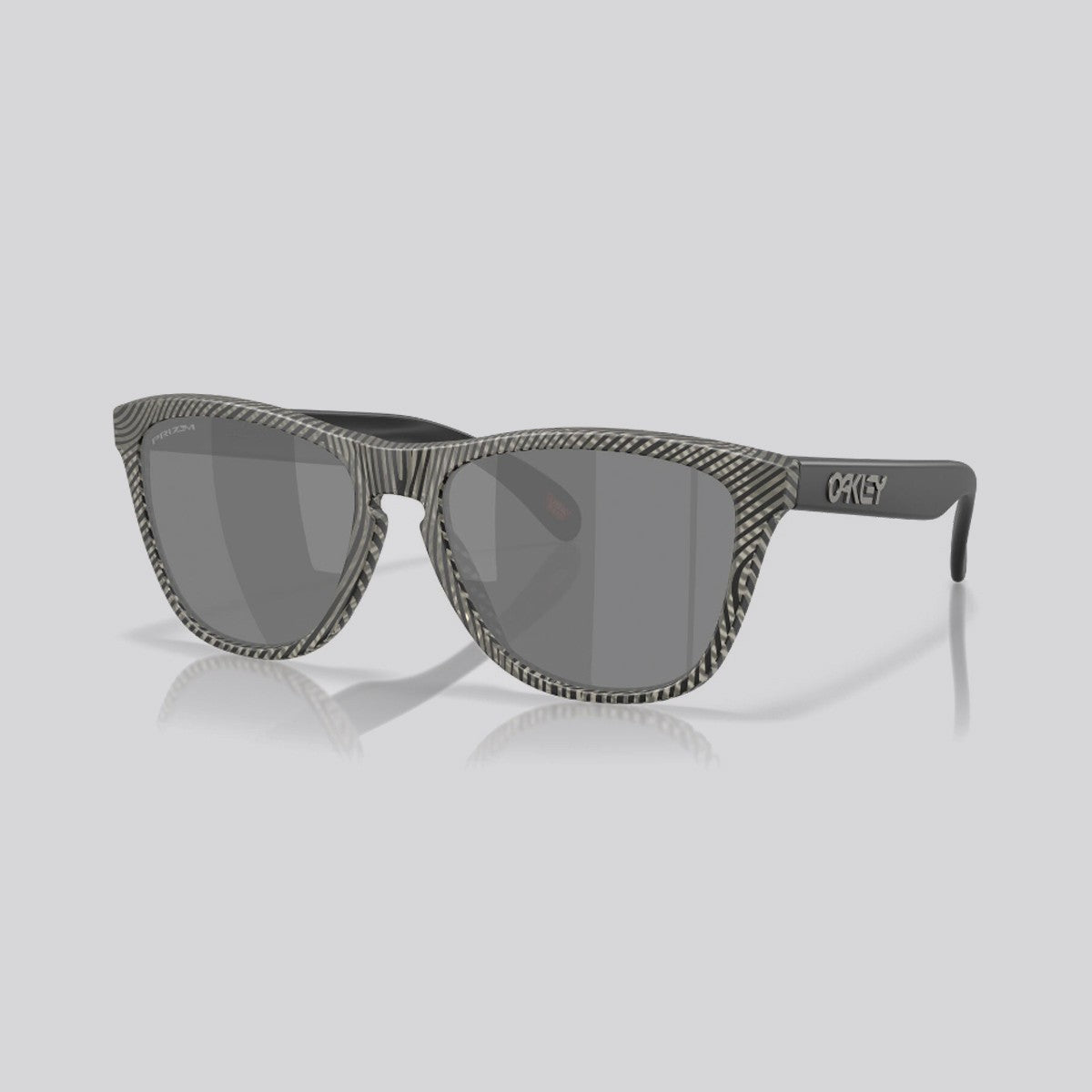 Lentes de Sol Oakley Frogskins Matte Grey Ink Fingerprint / Prizm Black