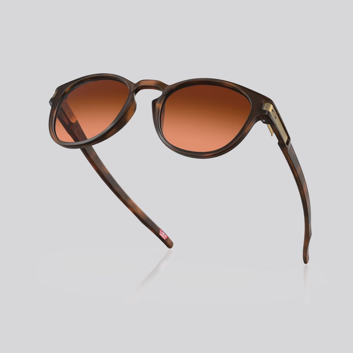 Lentes de Sol Oakley Latch Matte Brown Tortoise / Prizm Bronze Gradient - vista 4