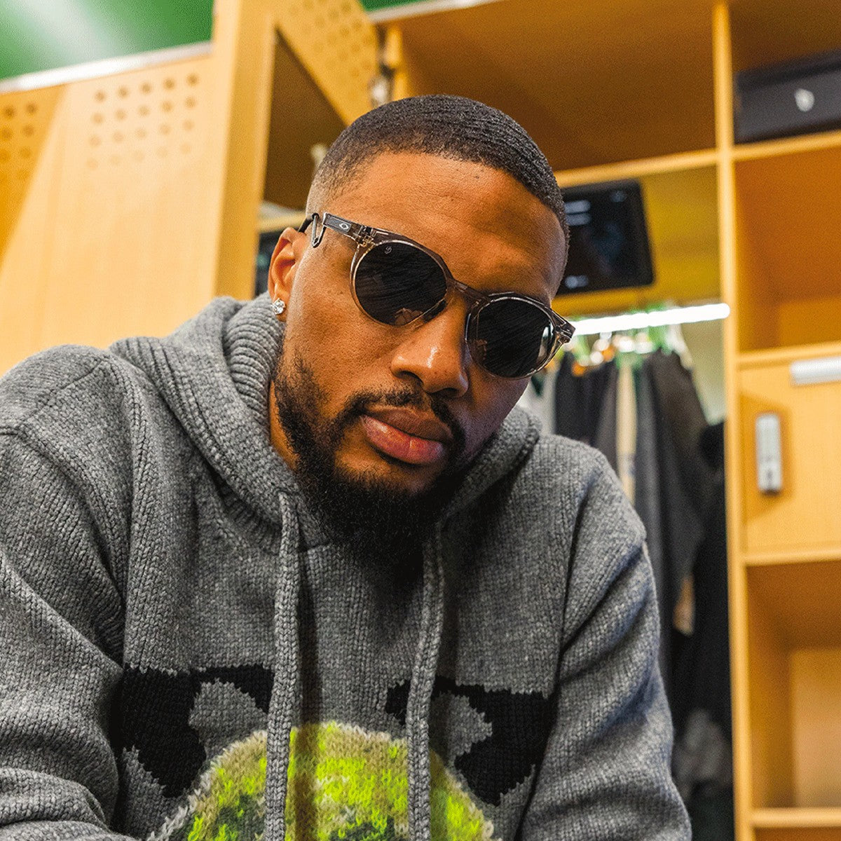 Lentes de Sol Oakley HSTN x Damian Lillard Grey Ink/Sepia / Prizm Black - vista 6