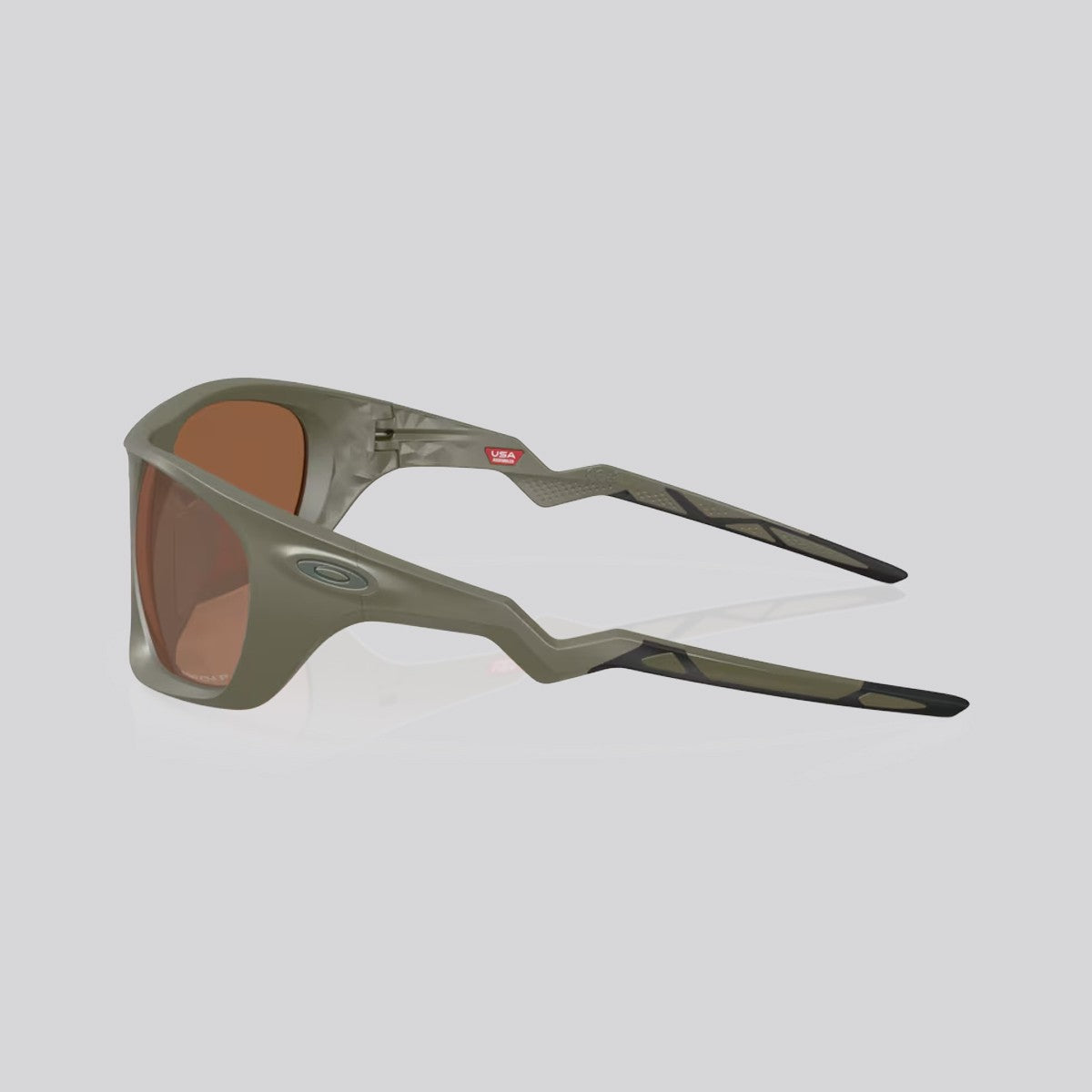 Lentes de Sol Oakley Lateralis Matte Moss / Prizm Tungsten Polarizado - vista 3