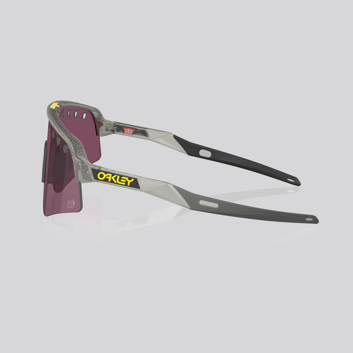 Lentes de Sol Oakley Sutro Lite Sweep Tour de France Matte Grey Ink / Prizm Road Black - vista 3