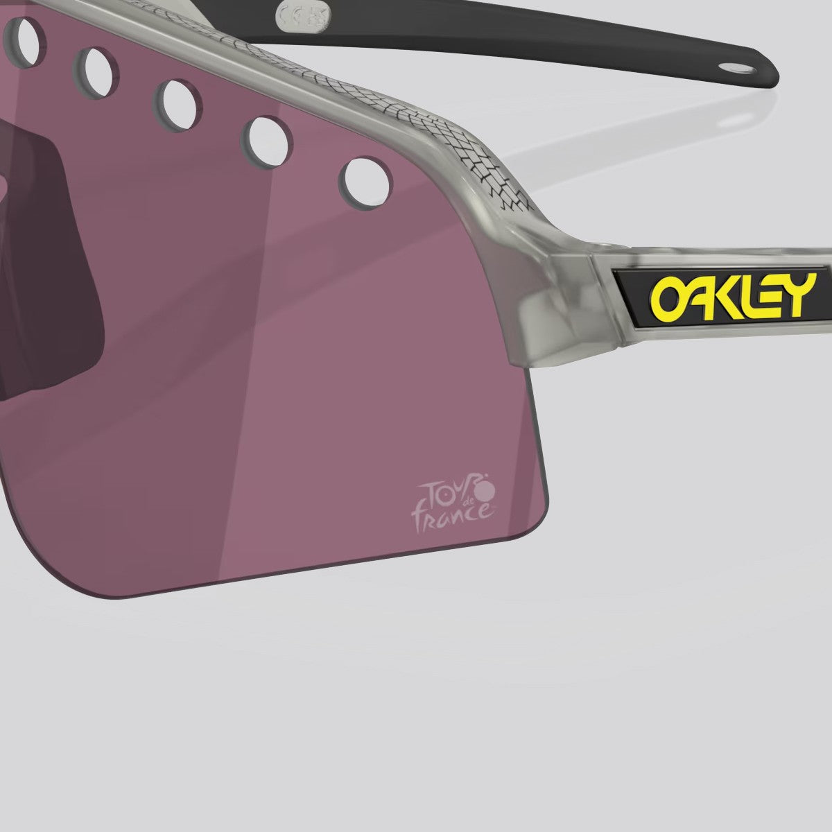 Lentes de Sol Oakley Sutro Lite Sweep Tour de France Matte Grey Ink / Prizm Road Black - vista 6