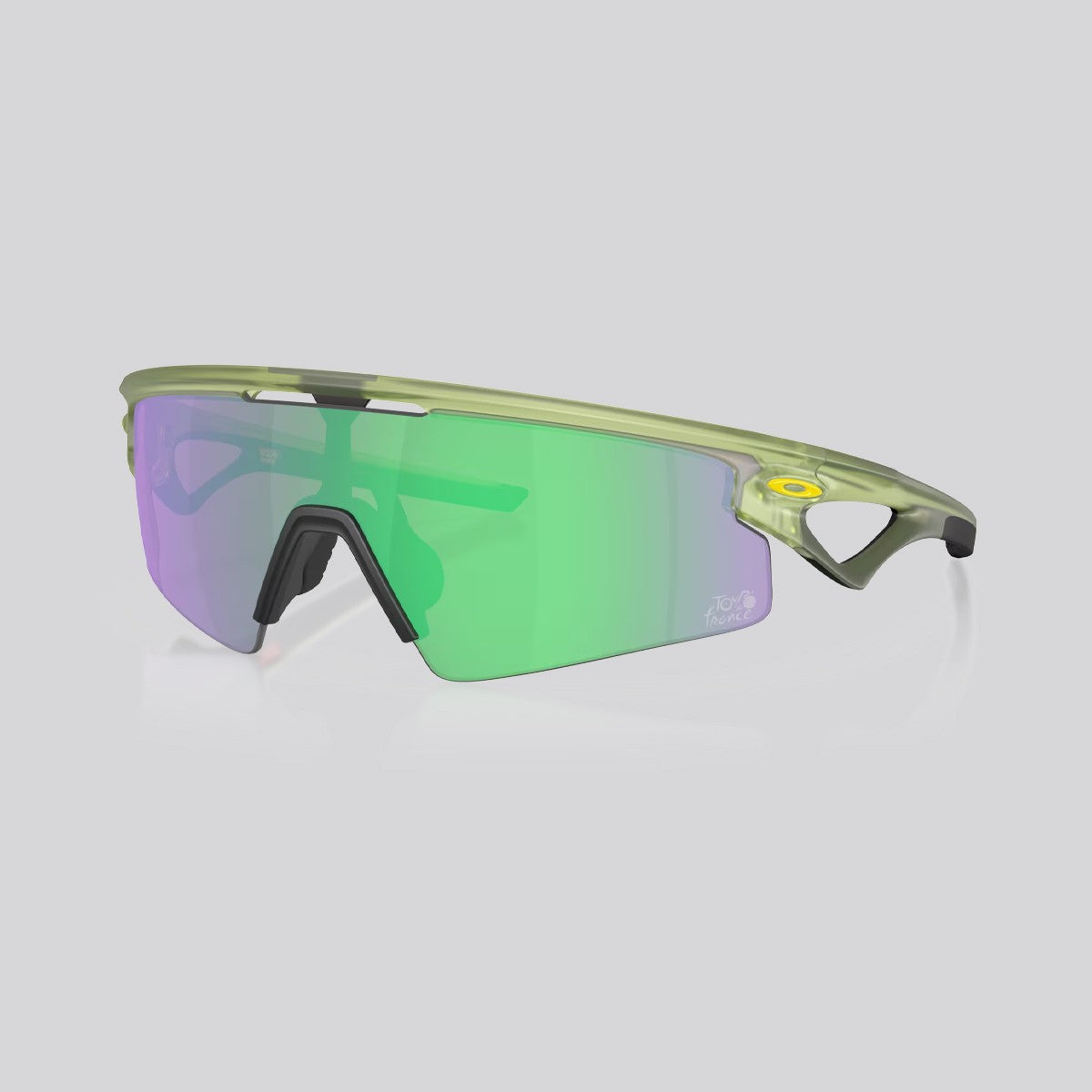 Lentes de Sol Oakley Sphaera 2026 Tour De France Strike Tdf Matte Fern / Prizm Road Jade