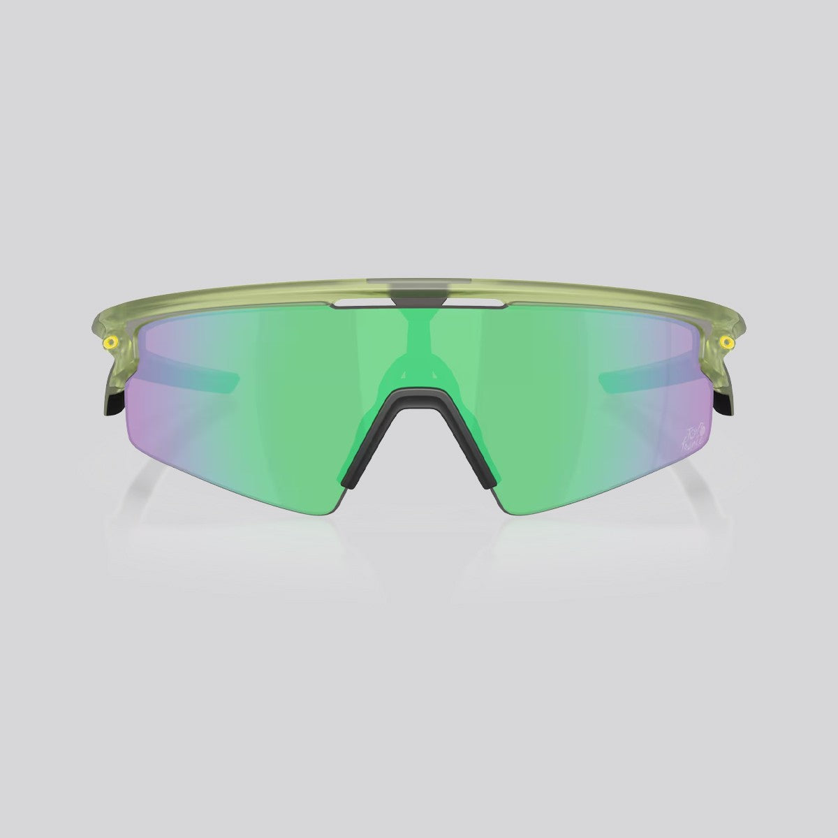 Lentes de Sol Oakley Sphaera 2026 Tour De France Strike Tdf Matte Fern / Prizm Road Jade - vista 2