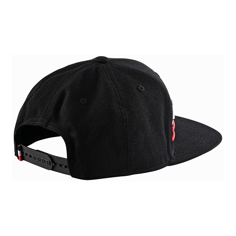 Troy Lee Designs Jockey Snapback Drop In Negro / Blanco - Rideshop