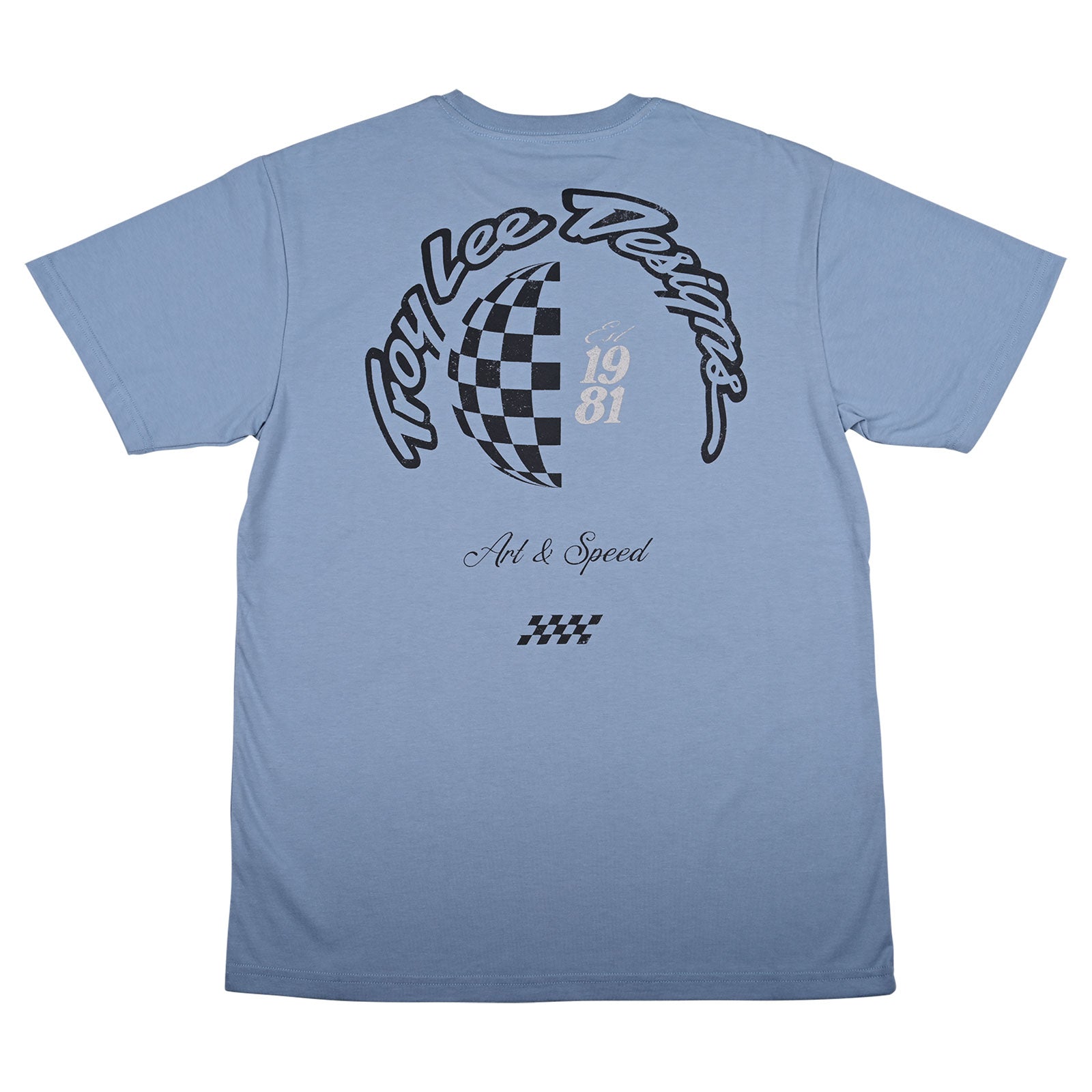 Short Sleeve Tee Worldwide Dusty Blue